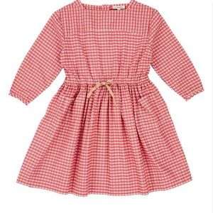 CARAMEL
KIDS CARAMEL KNIGHTSBRIDGE DRESS-RED PAINTED CHECK, Size 6